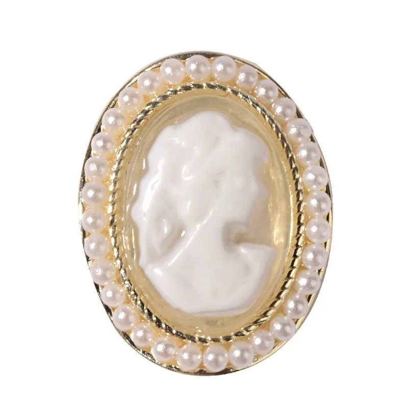 Новый украшения для маникюра Бриллиантовая голова дворцового стиля украшение