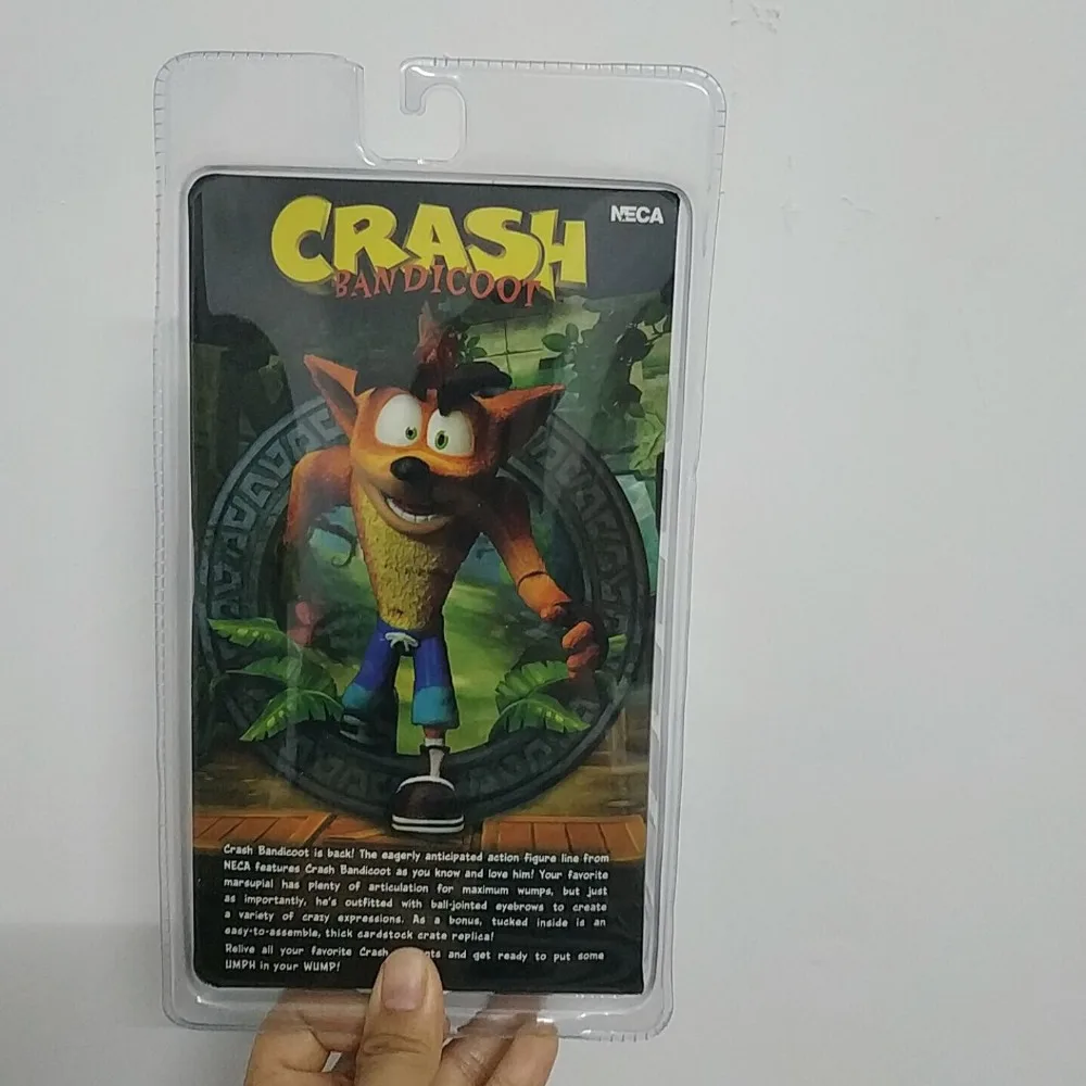 15 см-18 см NECA оригинальная игра Crash Bandicoot серия Aku маска АКУ и бандикут и струйная доска экшн фигурка модель игрушки кукла для подарка