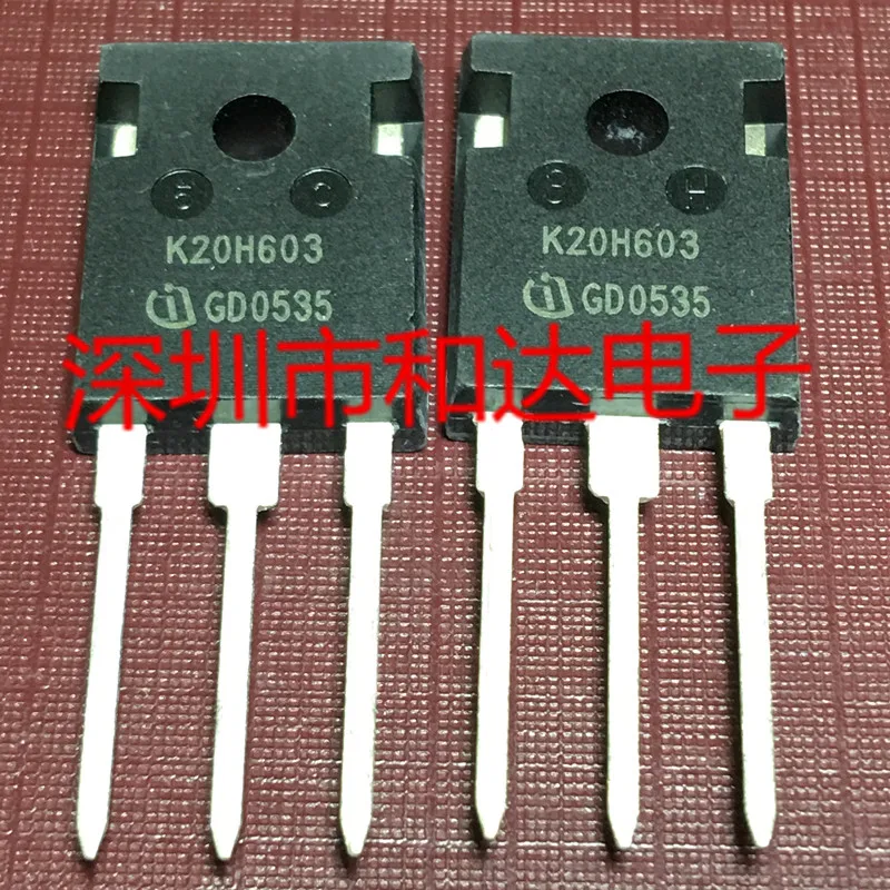 

5pcs IKW20N60H3 K20H603 TO-247 IGBT 600V 20A