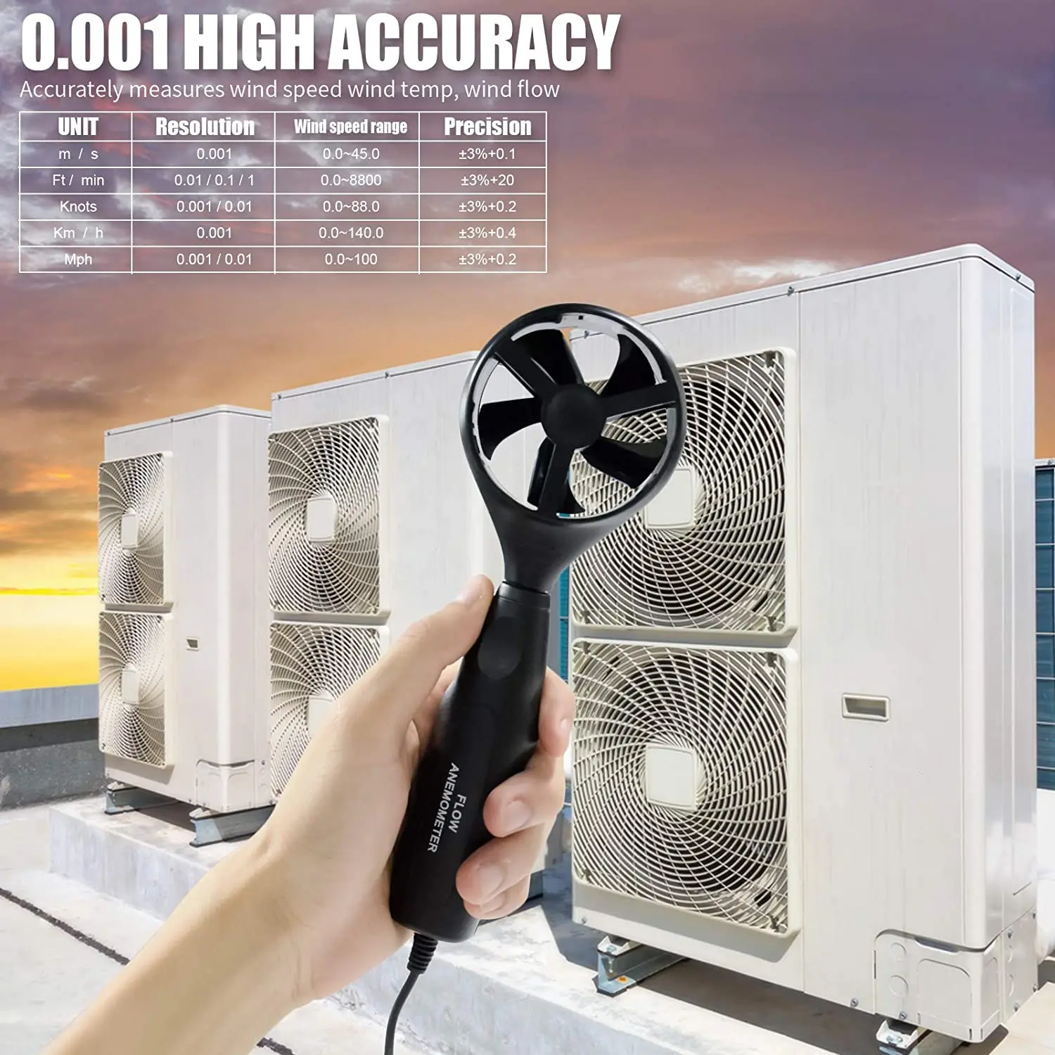 Замена ветер Сенсор палочка для BTMETER BT 856A 846A Pro вентиляции и кондиционирования
