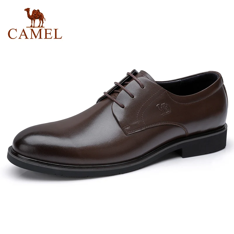 CAMEL/деловые и свадебные модельные туфли из натуральной кожи в английском стиле