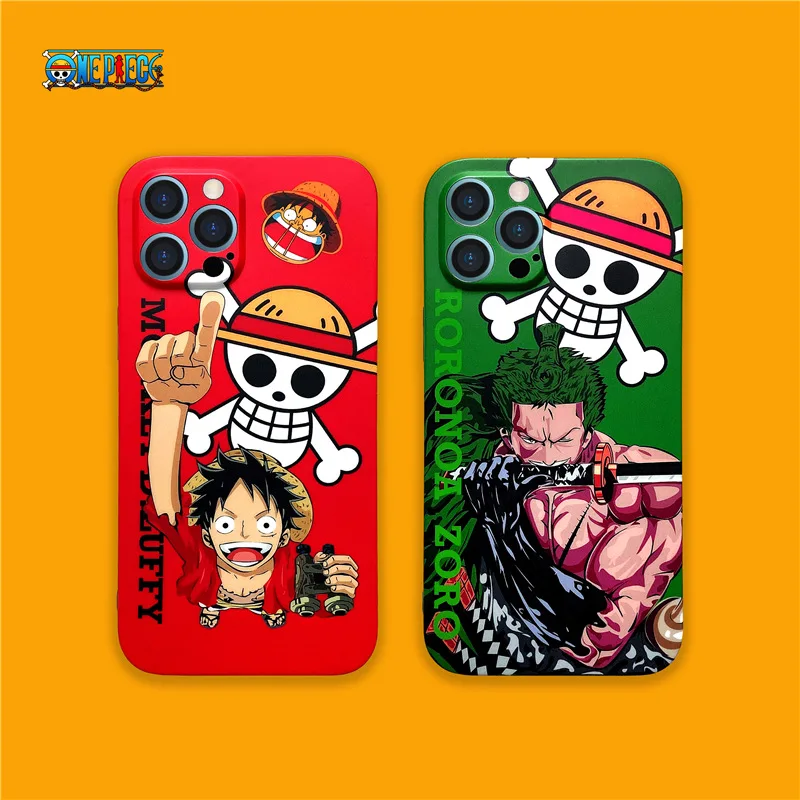 

Simplicity BANDAI Anime ONEPIECE Luffy Phone Case for iPhone 11 12 PRO Max X XR XS MAX 7 8 TPU Cover For Boys Wholesale