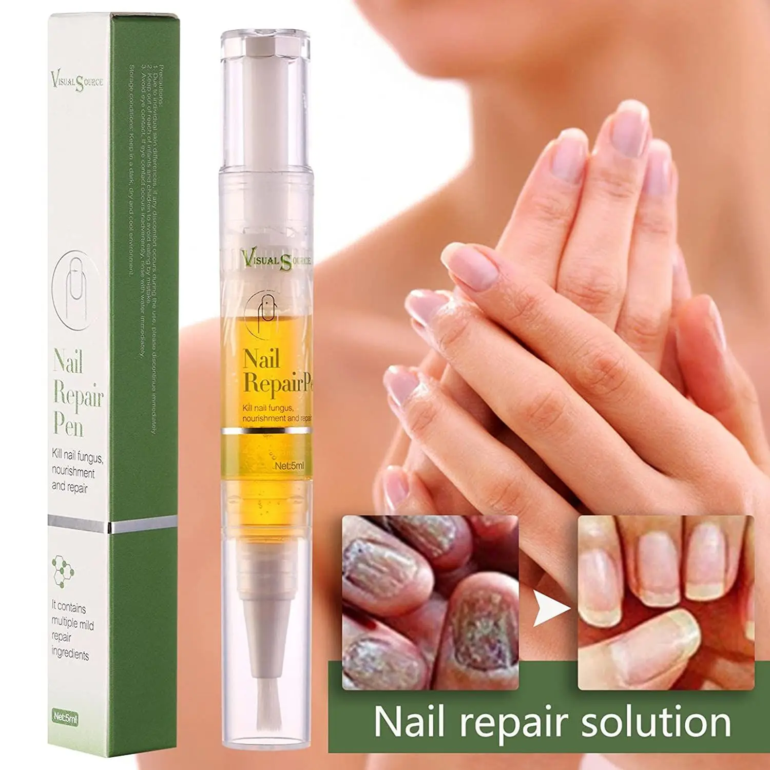 

5ML New Sexy Nail Treatment Pen Beauty Moisturizing Nail Cuticle Care Nail Repair Oil Enhance Damaged Cuticles