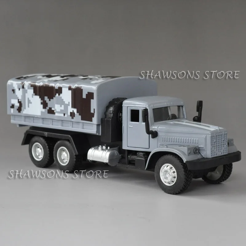 1:43 литья под давлением военные Игрушечная модель грузовика Украины KrAZ 256B