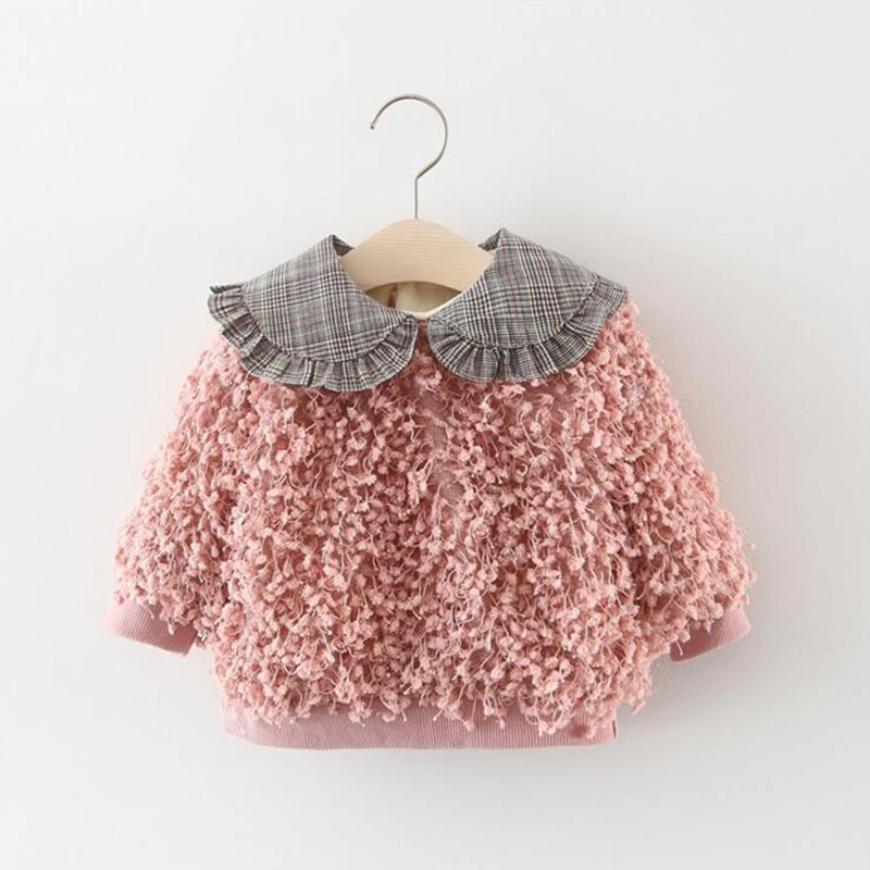 2020 г. поступление свитеров для маленьких девочек топы с длинными рукавами