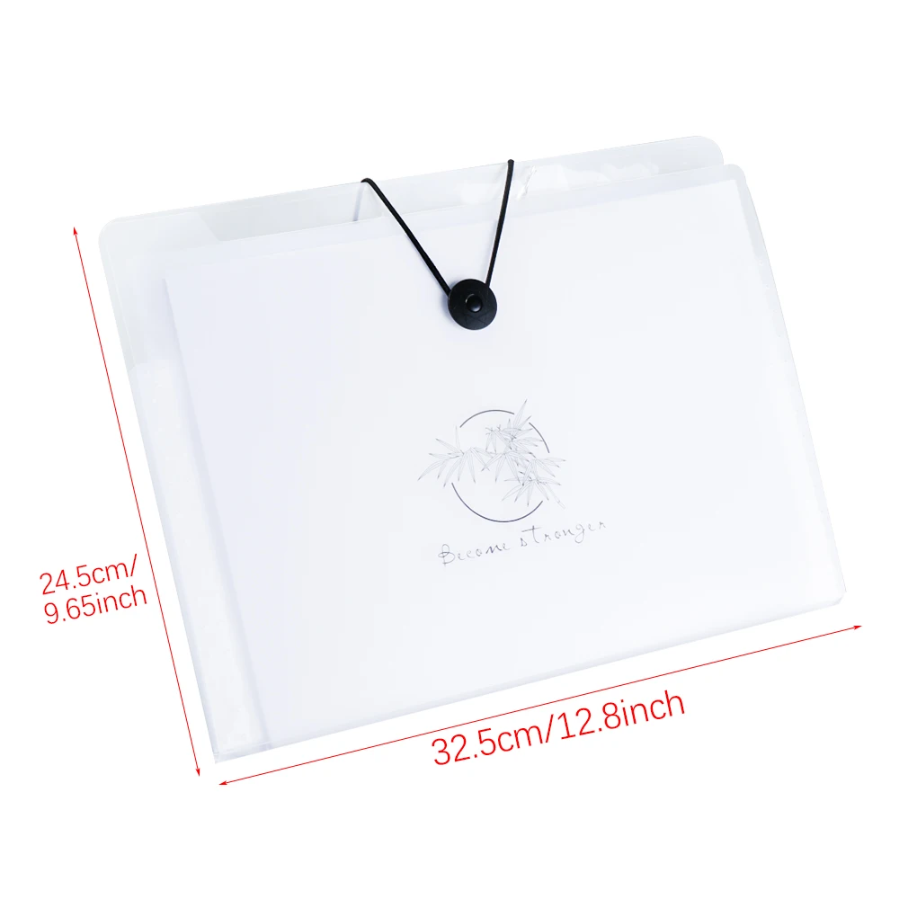 

A4 Size 5/8/12 Layer Binder Expanding Files Folder Accordion Document Storage Pockets Labels Paper Organizer Bag Office Supplies