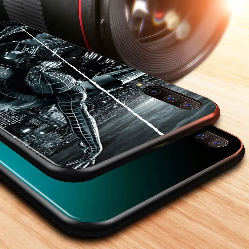 Чехол для телефона с изображением темного Человека паука Marvel Samsung A10 10E 10S 20 20S 20E 30