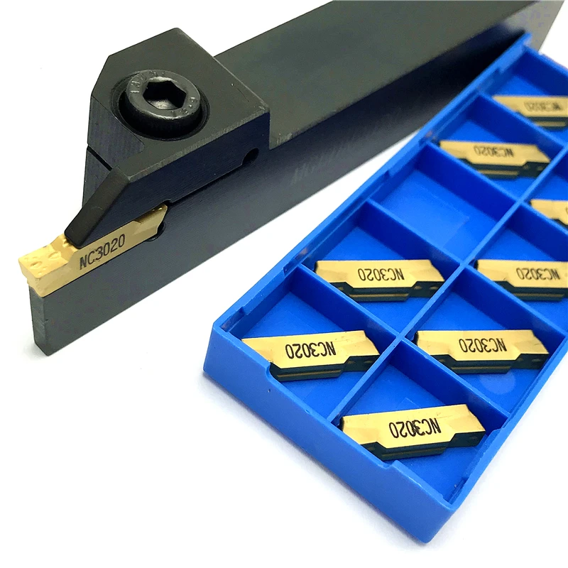 

1PCS MGEHR2020-4 MGEHL2020-4 CNC lathe blade holder External Grooving Turning Lathe Bar Tool Holder Set