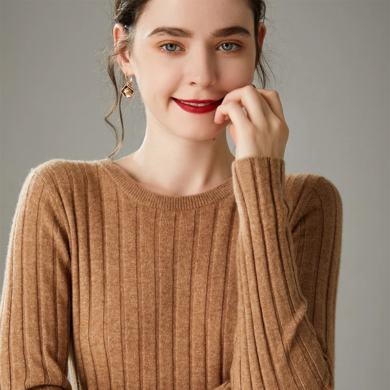 Autumn Winter Women Dress Sweaters O-Neck Long Sleeve Pullovers Slim Sexy Female Knitted Sweater Wool Elegant Party | Женская одежда
