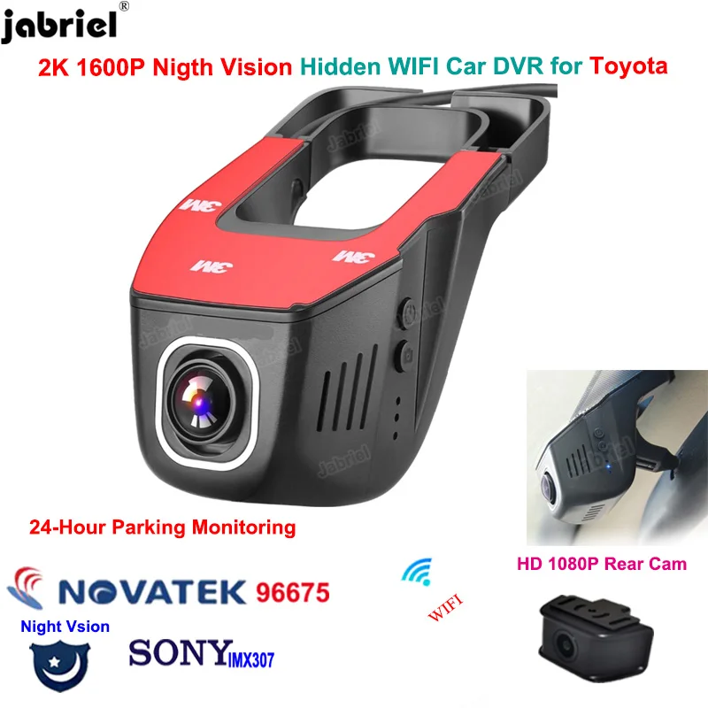 2K Car DVR Dash Cam for Toyota Corolla E210 L LE SE XSE XLE Camry xv70 v70 70 LE XLE SE XSE Mirai Aqua GR Sienna Venza Avalon