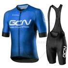 GCN комплект велосипедной одежды с коротким рукавом, летняя одежда для горного велосипеда, одежда для велоспорта, одежда для гоночного велосипеда, спортивный велосипедный костюм