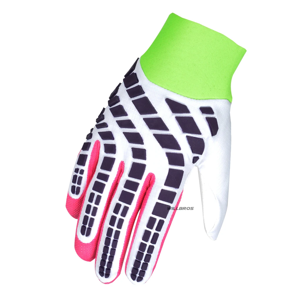 

Delicate Fox 360 Graphic Gloves Motocross Racing Guantes Men Unisex Street Moto Cycling Offroad Full Finger Luvas Adult