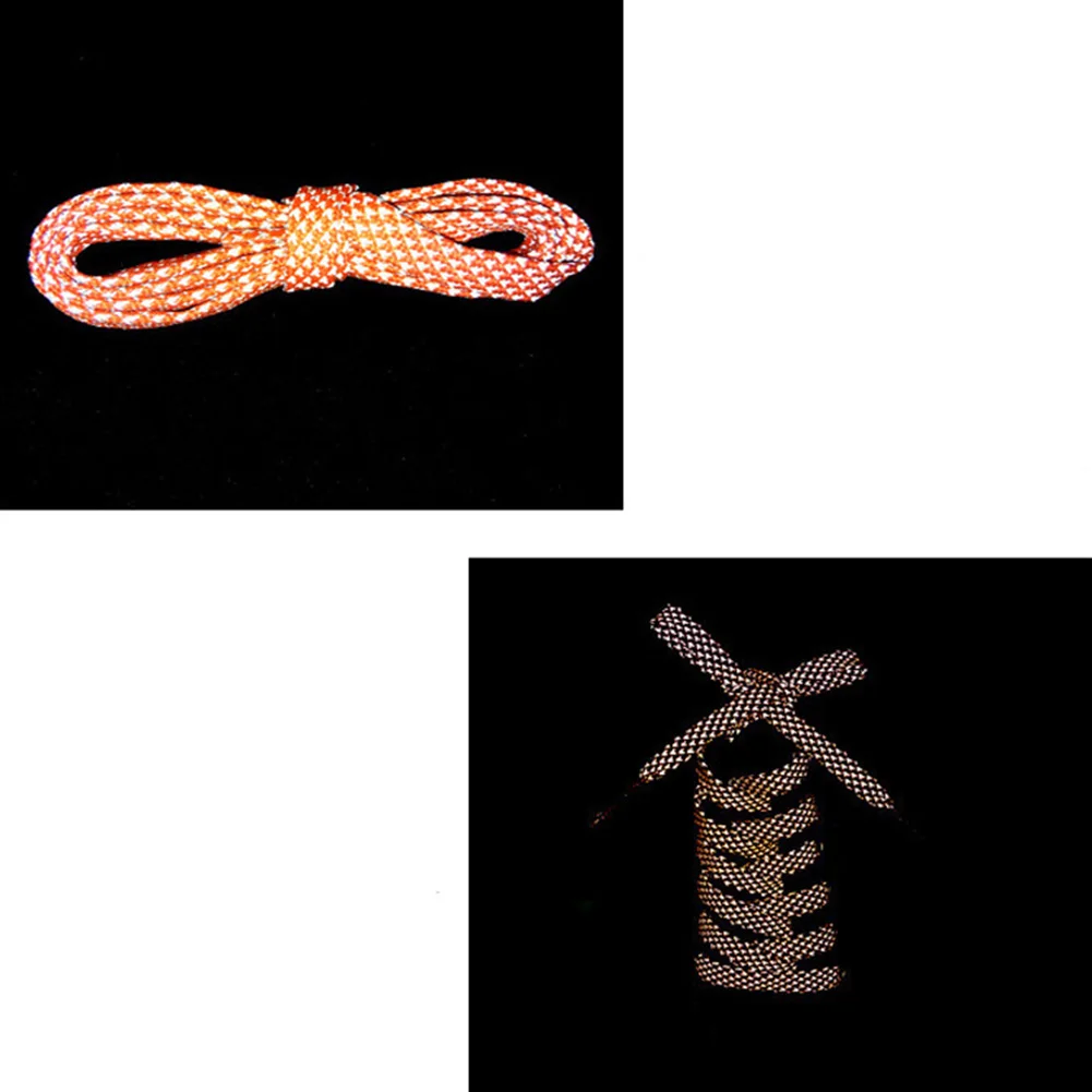 Новые плоские светоотражающие шнурки 3M для бегунов тканевая лента спортивная