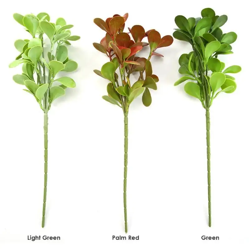 Искусственный листок чая зеленое растение настенный фон цветок Декор композиция