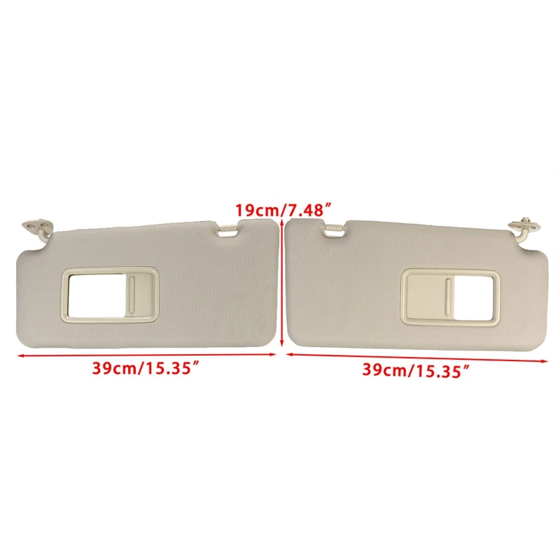 1 пара автомобильный Внутренний солнцезащитный козырек щит теневая доска с