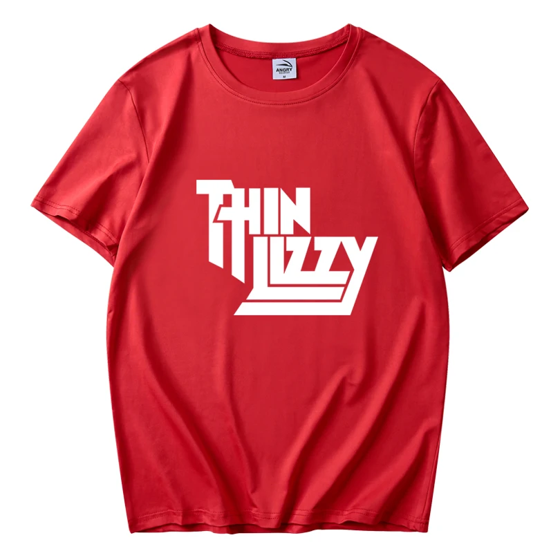 

Men's New Summer Fashion Thin Lizzy Printing Pattern Printing Men's and Women's Clothing Street Sports T-shirt Casual T-shirt