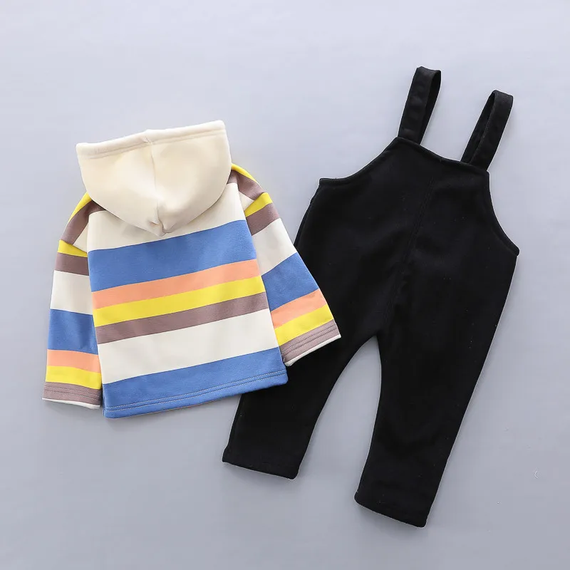 Осенне-зимняя одежда для маленьких мальчиков и девочек детская хлопковая