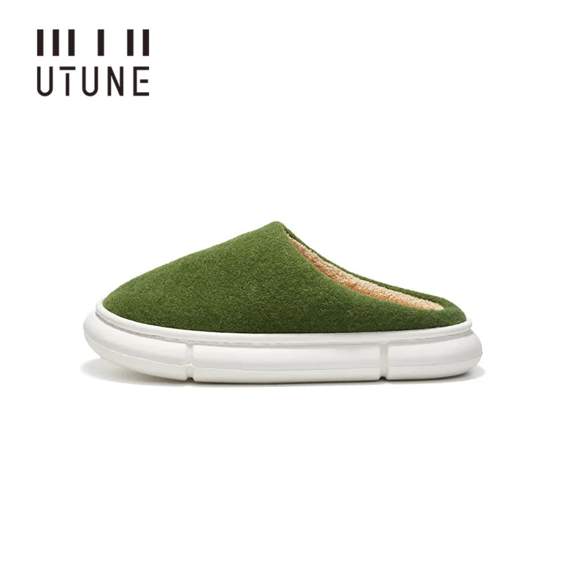 Women Indoor Men Home Shoes Warm Eva Soft Platform Shoes Fur