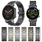 Металлический ремешок для TicWatch E3, ремешок для часов с застежкой-бабочкой, браслет из нержавеющей стали, ремешок для часов TicWatch GTH, Сменные аксессуары