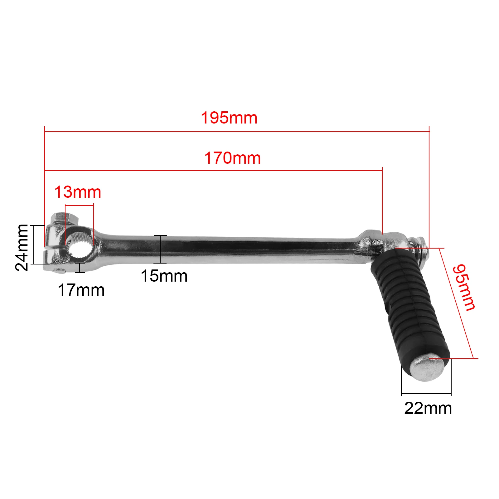 Стартер для мотоцикла Рычажная педаль начинающих Yamaha PW80 PY80 PW PY 80 PEEWEE Honda Z50A CT70 CT90