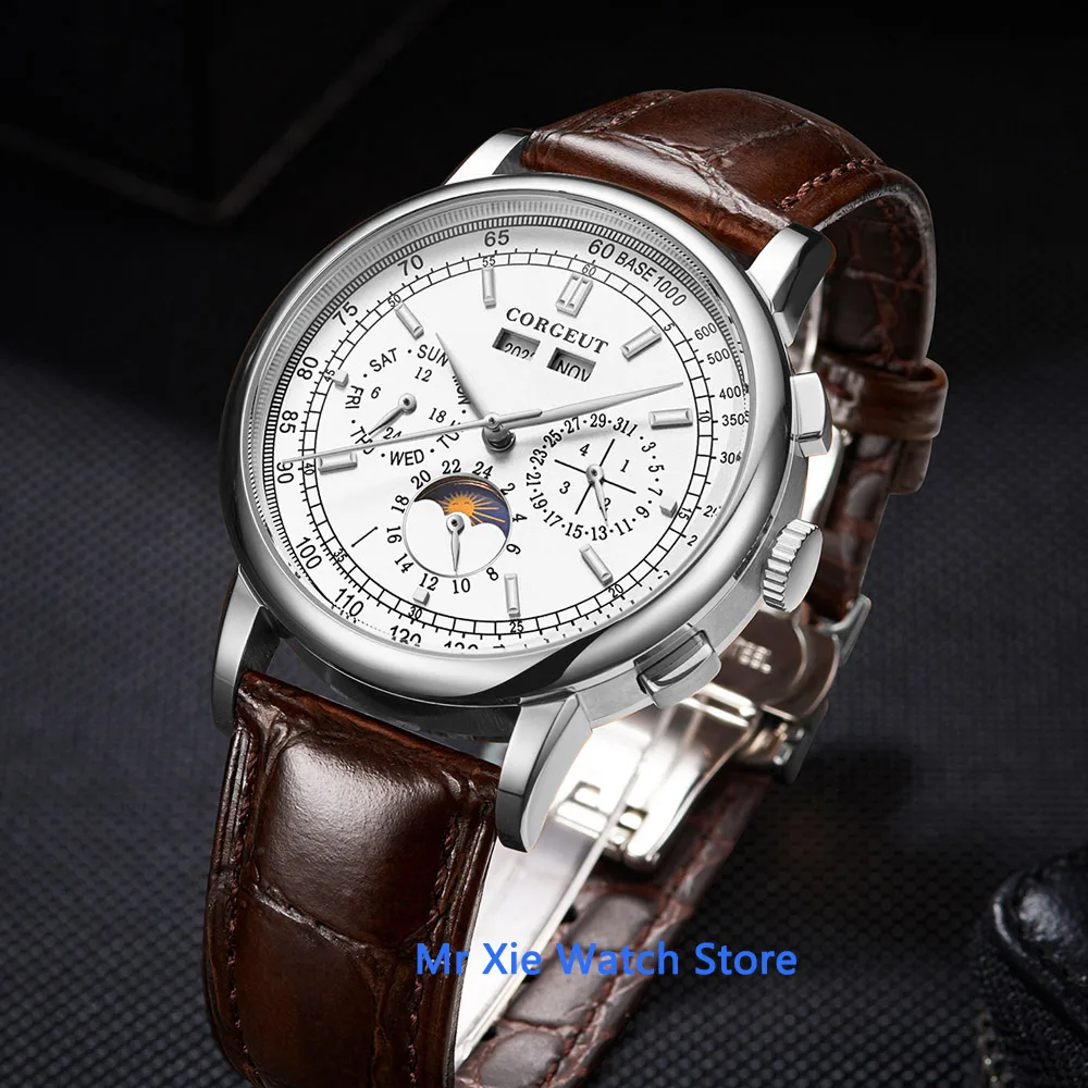 Часы мужские механические с циферблатом 42 мм автоматические