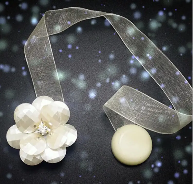 Магнитная пряжка для штор в форме цветка магнитные прихваты занавесок оконных s