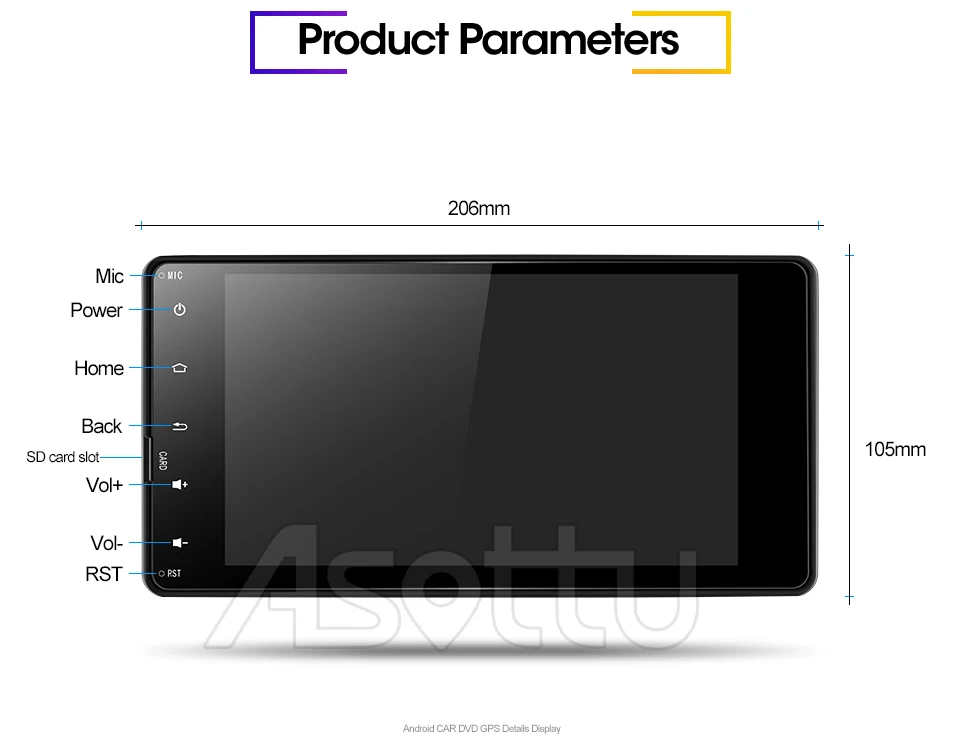 Asottu MI302 Android 9,0 2 г+ 32 г px30 автомобильный dvd Радио Видео gps навигация для Mitsubishi outlander lancer asx 2012 2013