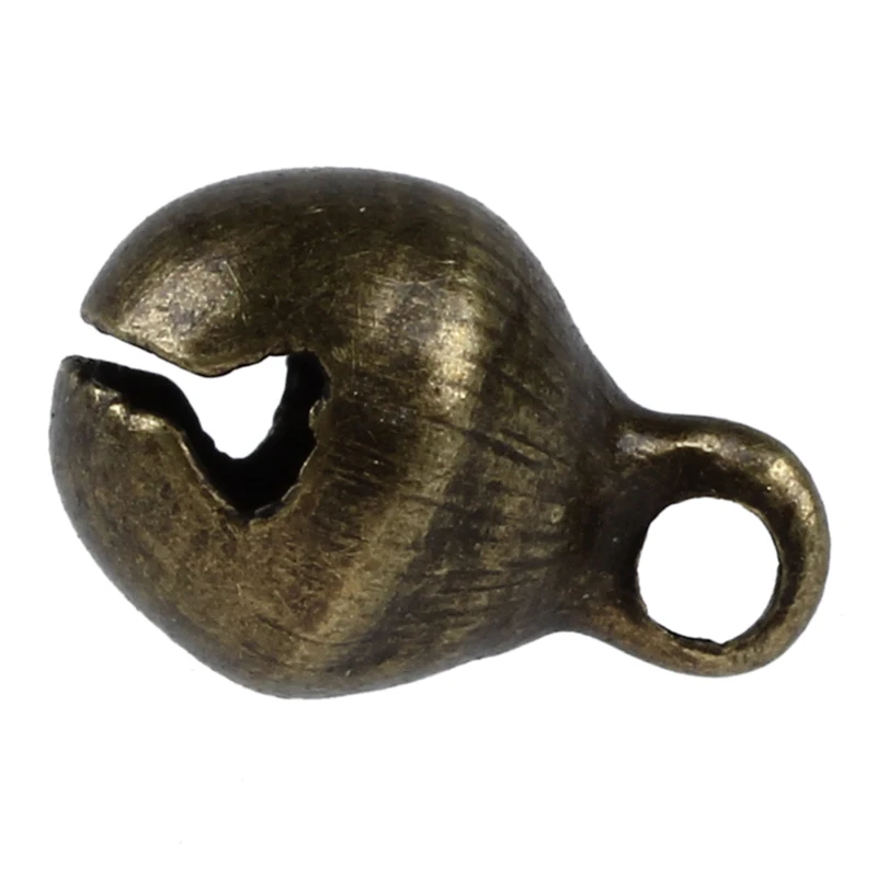 

50 шт винтажный бронзового цвета сплав маленький колокольчик кулон Ювелирное Украшение фурнитура