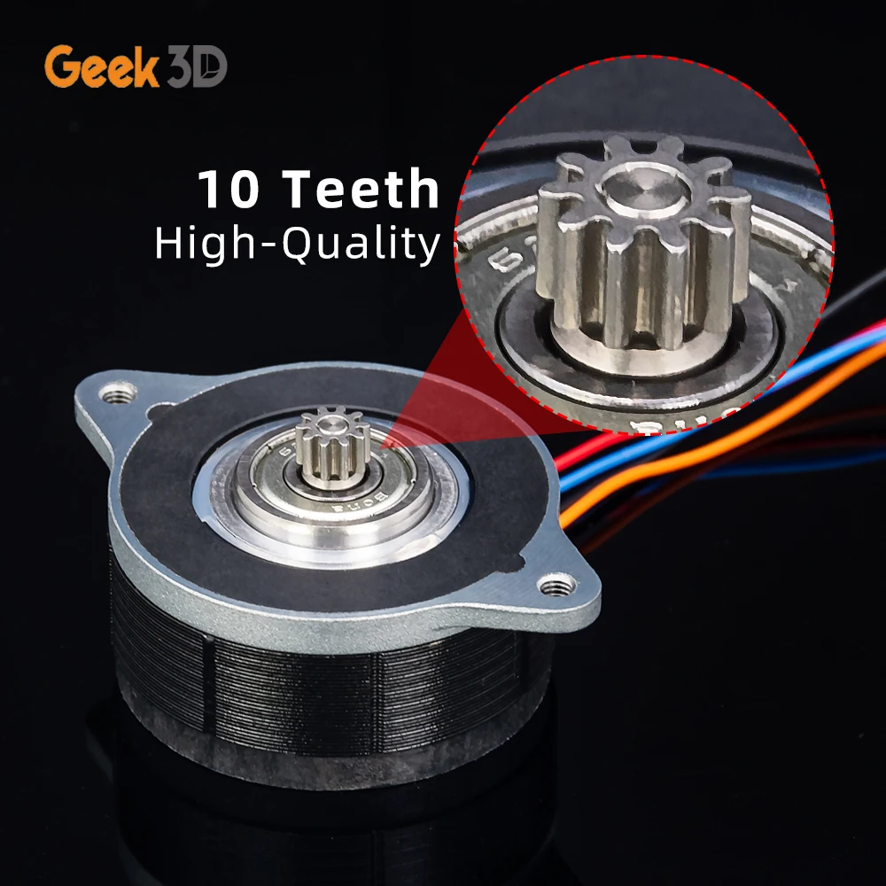 Индивидуальный высокотемпературный двигатель NEMA14 36 мм для экструдера Orbiter/Sherpa