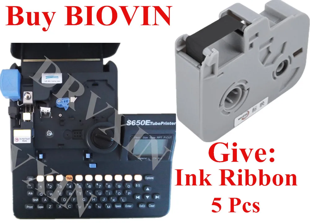 Promotion BIOVIN S650E Wire Marker Sleeve Tube Printer Electronic 