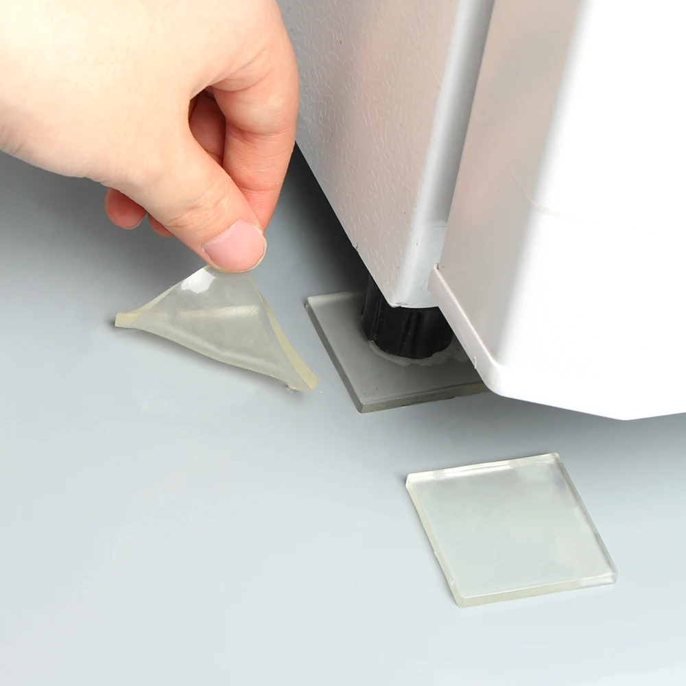 4 шт. силиконовые Нескользящие амортизирующие коврики для стиральной