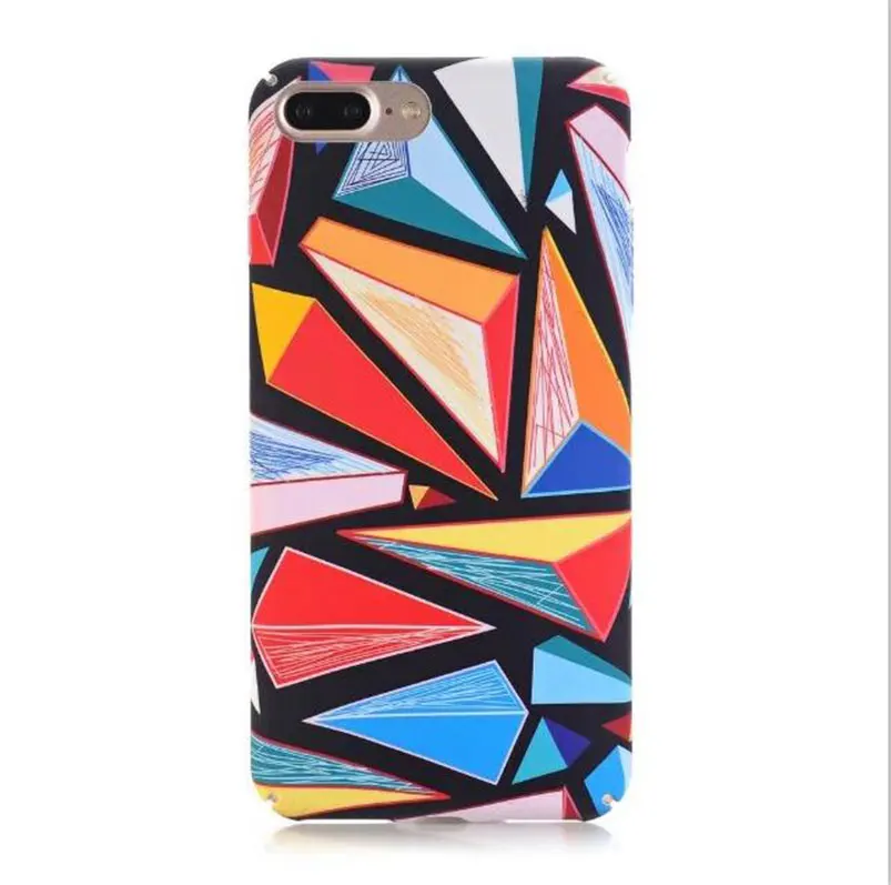 Case For iphone 6 6s 6/7/8 plus X Painted Granite Marble Stone Texture Printed flower HARD Back Cover Phone 7 | Мобильные телефоны