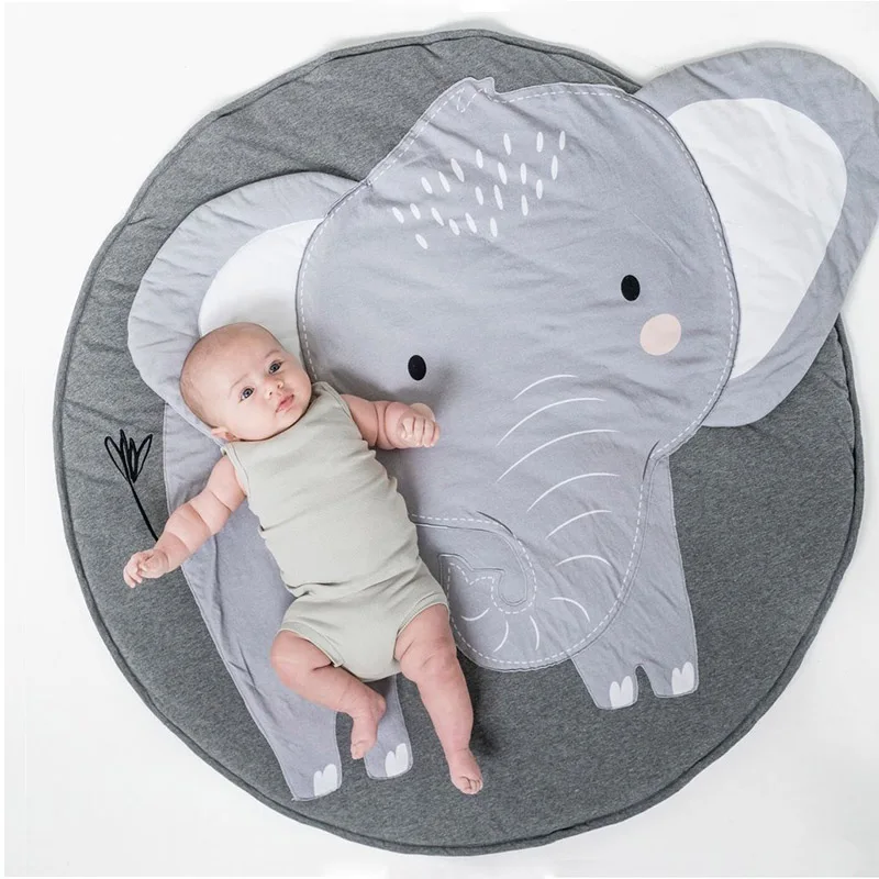 Игровой коврик круглый Infant Сканирование Одеяло детский игровой из хлопка с