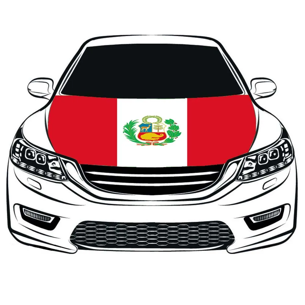 

the Peru Hood flag,Peru national hood banner , car body banner，Peru automobile body