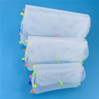auxiliary knitting weaving plastic mesh sheet chenille gold velvet diy bag accessories easy knit helper plastic mesh sheet