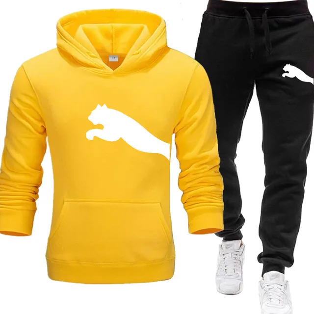 

2021 New Spring and Autumn Men's Sets Hoodies+Pants Sport Suits Casual Sweatshirts Tracksuit 2021 Brand Sportswear