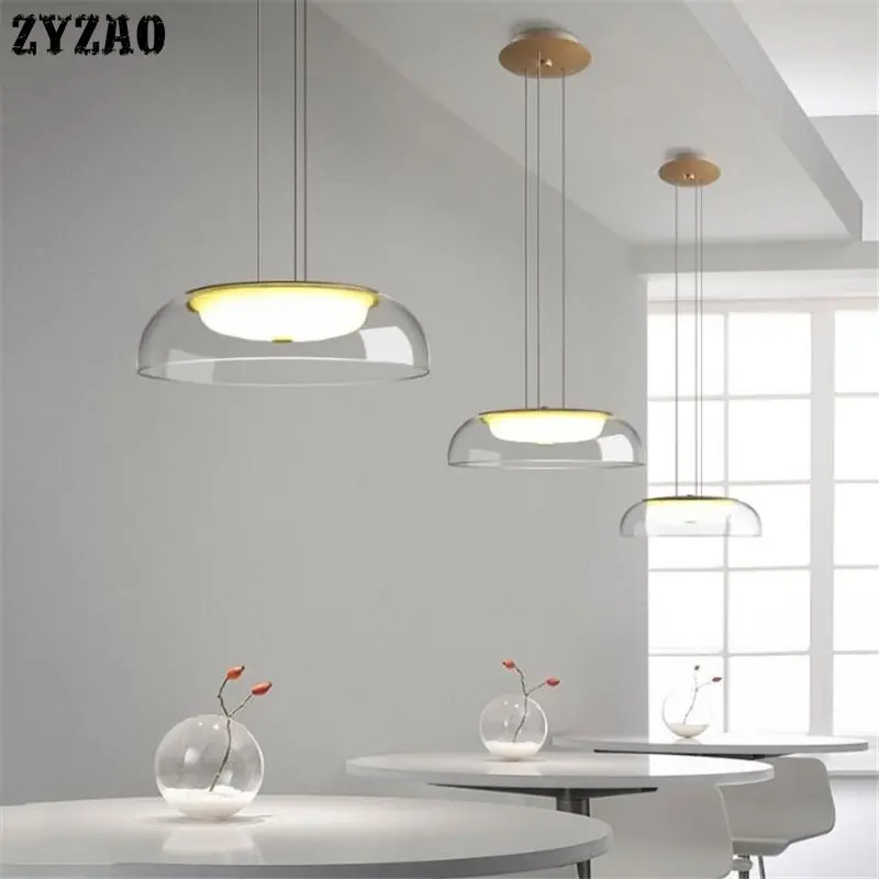 Пост модерн дизайнерский стеклянный подвесной светильник s столовая гостиная