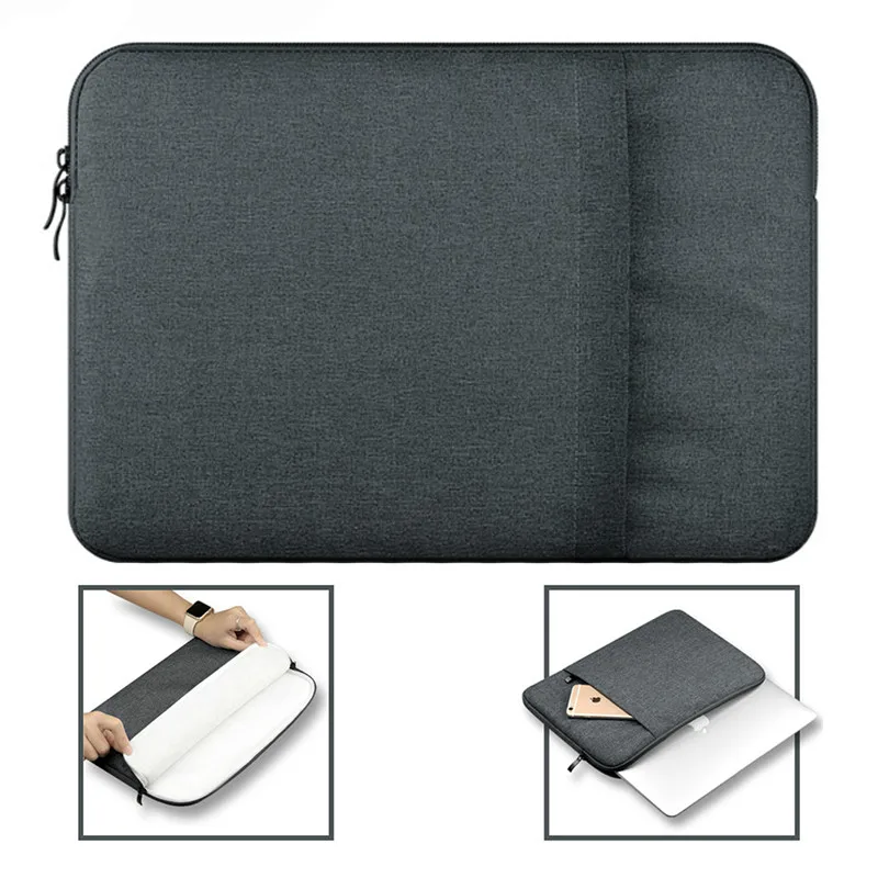 laptop sleeve 14 15 6 laptop sleeve case bag14 inch laptop sleeve bag case for dell lenovo asus acer hp computer 11 13 15 13 3 free global shipping