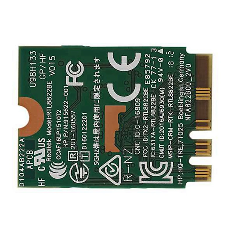 Network Card RTL8822BE 802.11AC 2.4G/5Ghz Bluetooth 4.1 With Wifi 6DB SMA Antenna 3000Mbps 6 M.2 NGFF | Компьютеры и офис