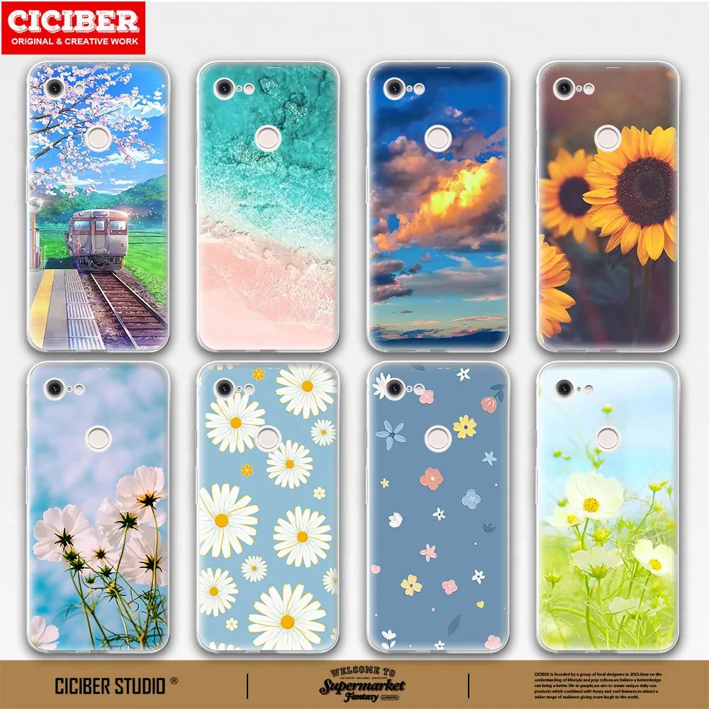 

Art girl Flower Phone Case For Google Pixel 5 4 3 2 3a 4a XL Soft TPU Cases Back Cover for Pixel 5XL 2XL 3aXL 4XL 3XL TPU Funda