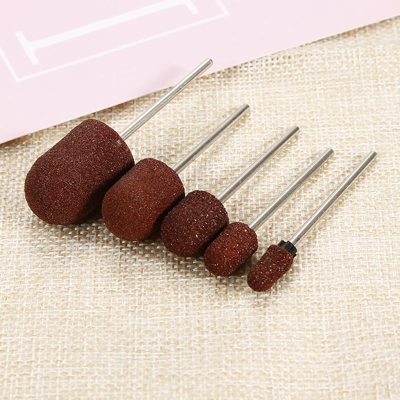 1/5pcs Nail Drill Sanding Caps Cuticle Clean Burr For Salon Manicure Pedicure Art Accessoires Tool Remove Polish | Красота и здоровье