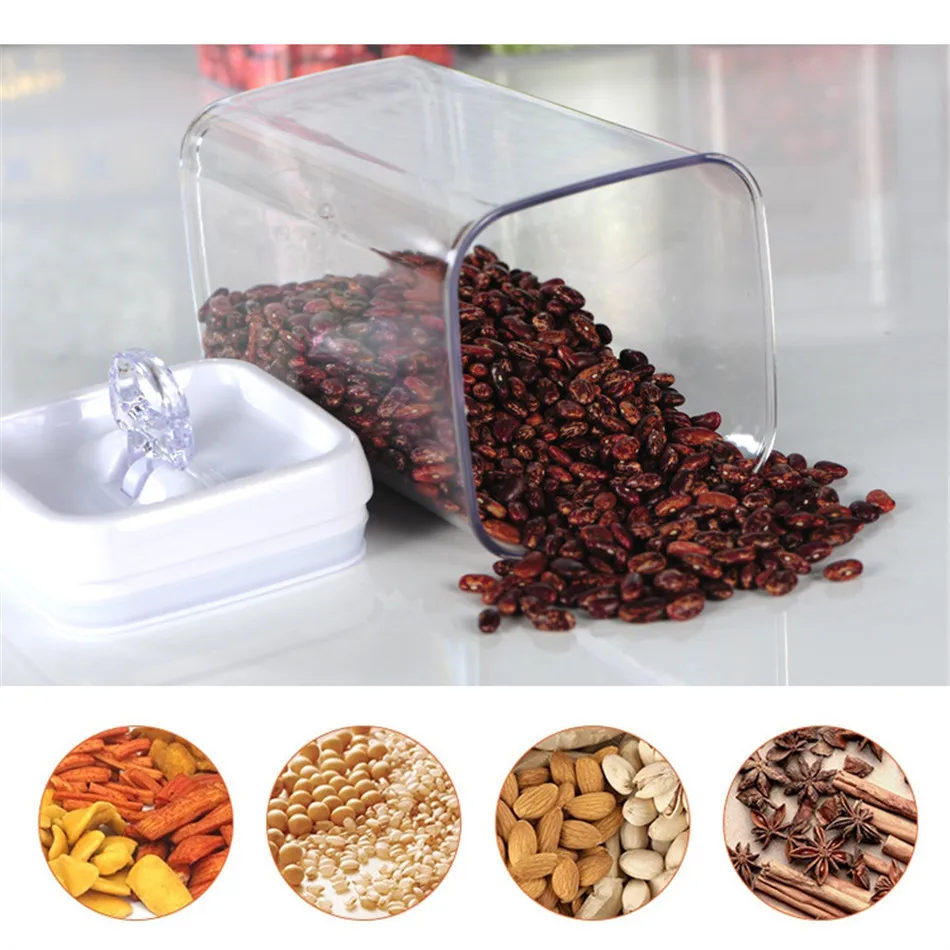 Кухонный холодильник лапша коробка рисованная контейнер для крупы крышка