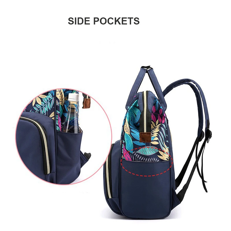 Модная сумка для подгузников мам Большая вместительная детей дорожный рюкзак