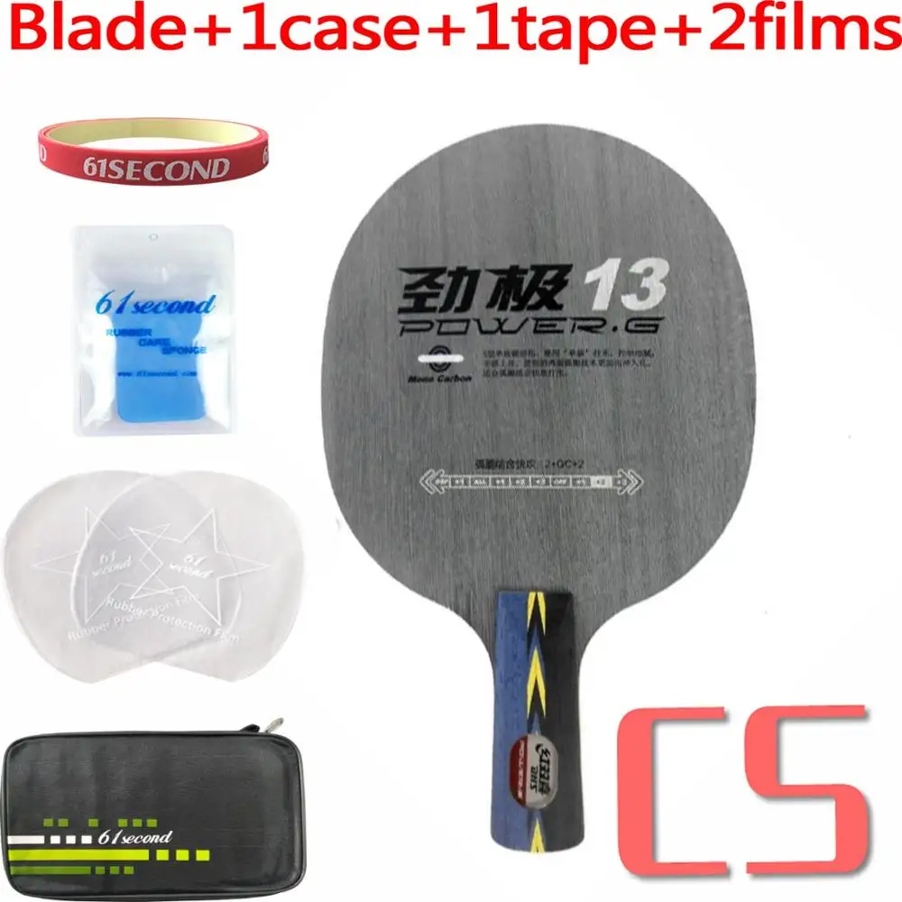 CS with F 1 case DHS POWER. G13 PG13 PG-13 PG 13 PG.13 лезвие для настольного тенниса - Цвет: CS with F 1 case