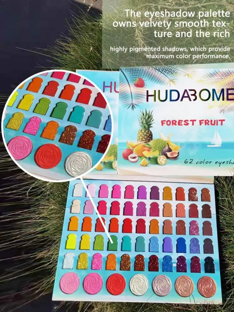 

62-Color Matte Eyeshadow Palette Waterproof Glitter Make Up