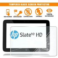 for hp slate 10 hd tablet tempered glass screen protector 9h premium scratch resistant anti fingerprint hd clear film cover