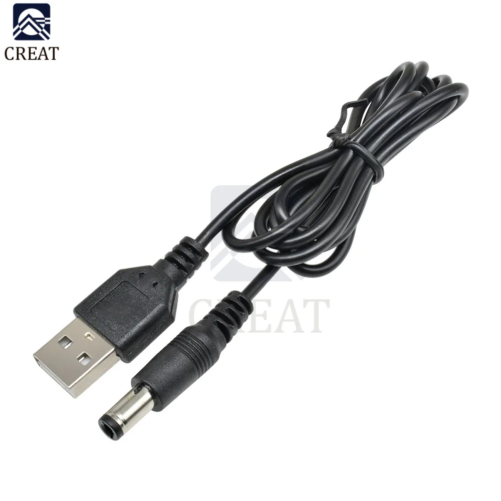 Штекер USB 2 0 разъем A-DC 5 мм x 1 80 см штекер источника питания постоянного тока кабель