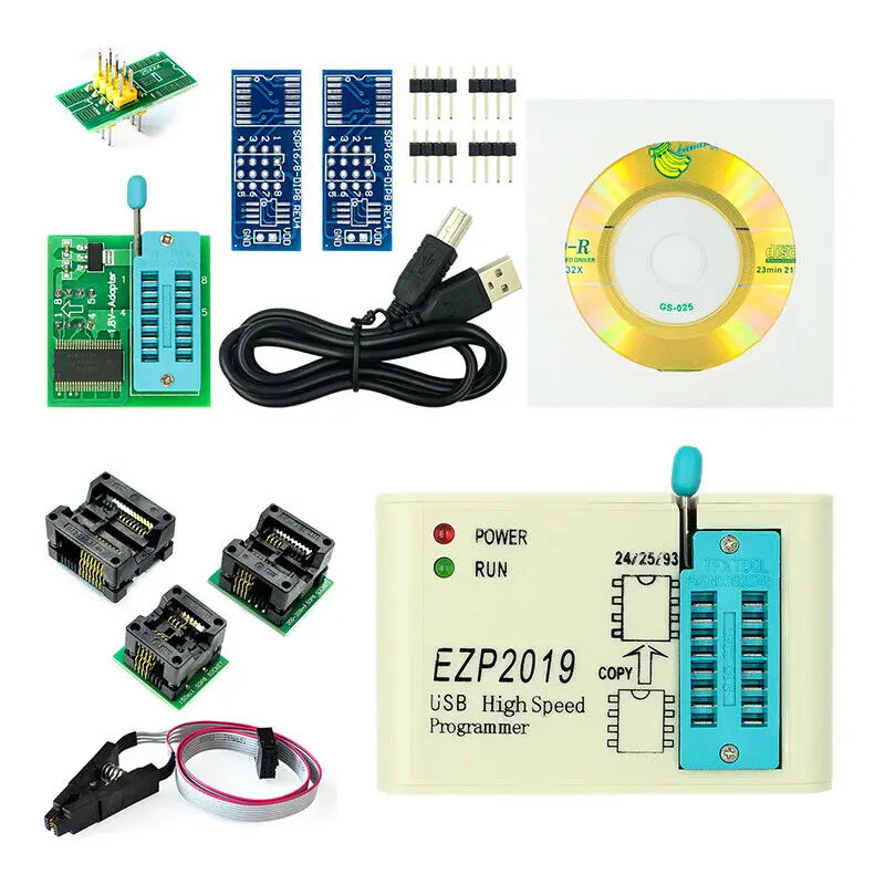

Высокоскоростной EZP2019 USB SPI программатор поддерживает 24 25 93 EEPROM 25 Flash Chip