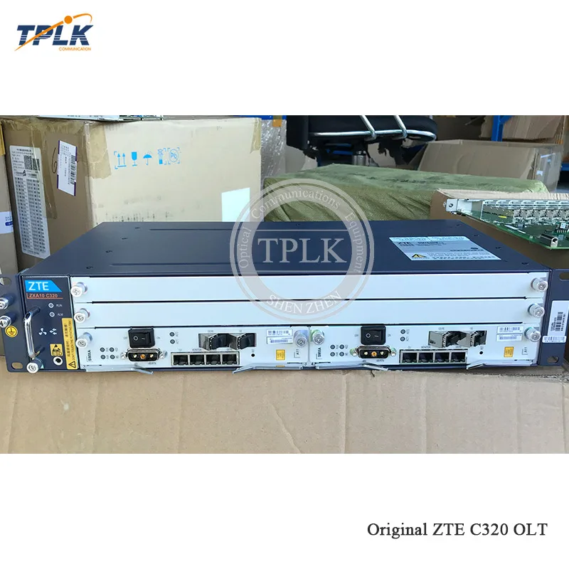 Горячее предложение, поддержка 1550nm для сторонних вечерние CATV вещания zte C320 GPON P2P OLT, с 1GE SMXA/1*2 шт, совместимые линейные карты C300