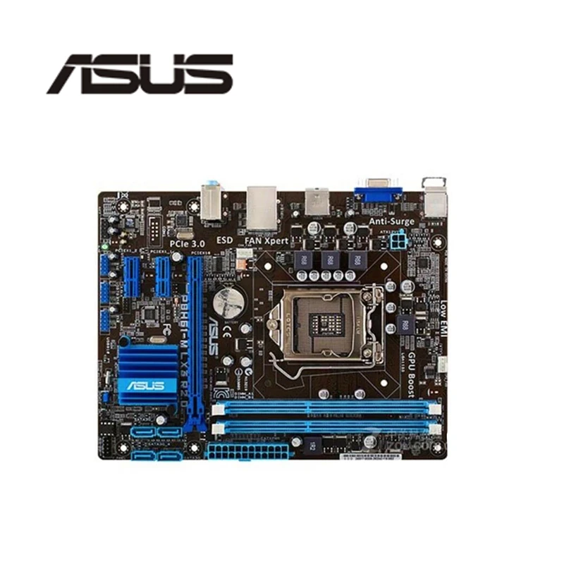 Разъем LGA 1155 для ASUS P8H61 M LX3 R2.0 материнская плата настольного компьютера H61 i3 i5 i7 DDR3 16